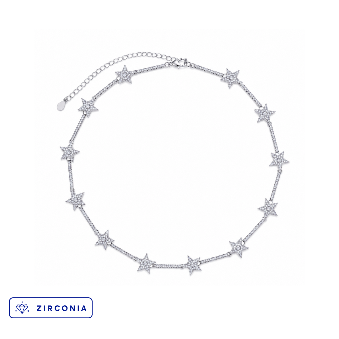 Collar Stargirl Plateado