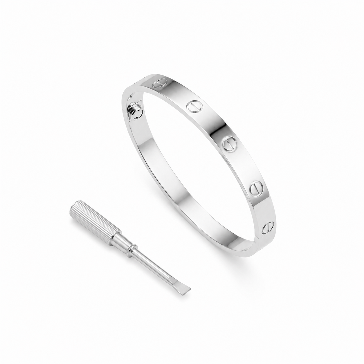 Brazalete Signature Plateado