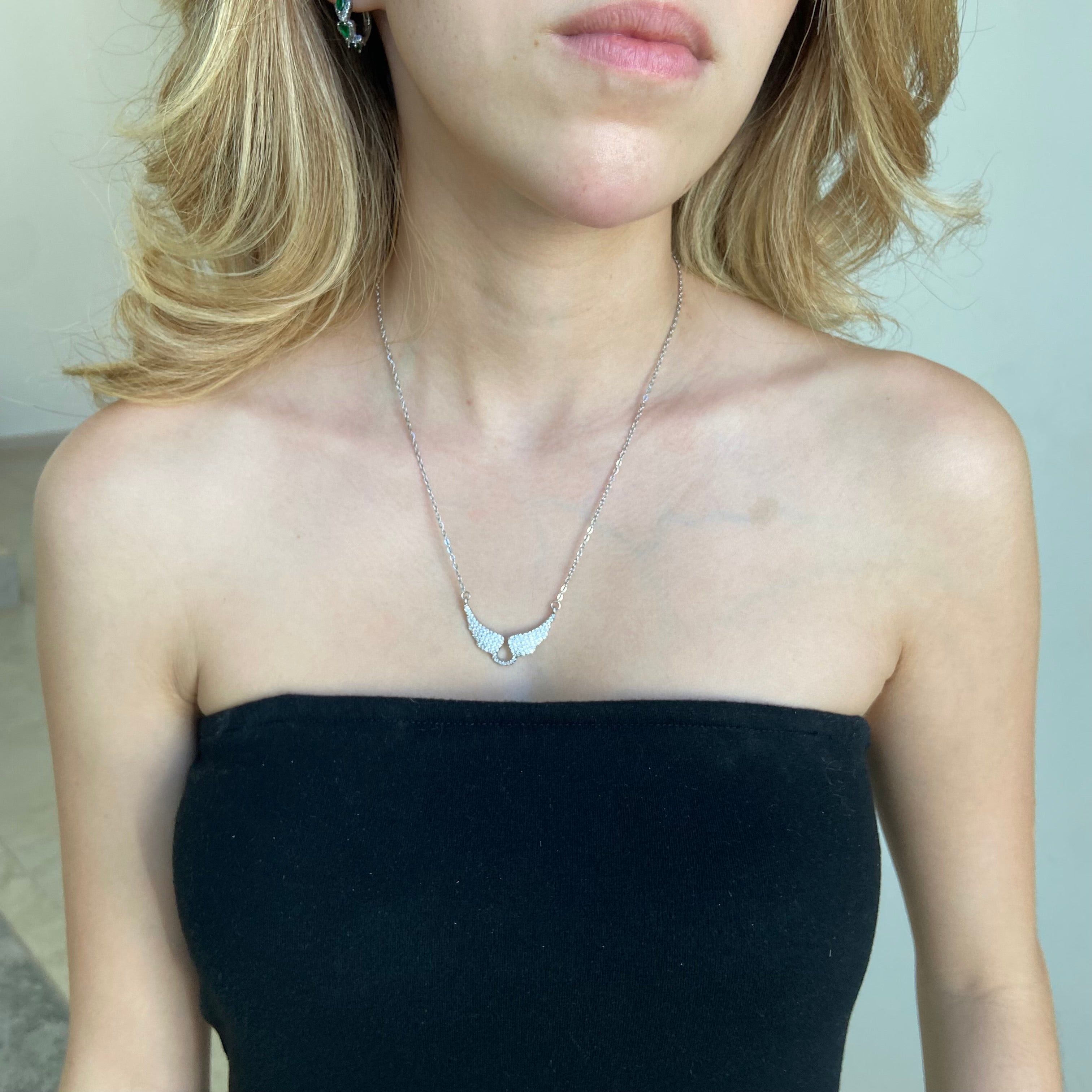 Collar voltaire Plateado