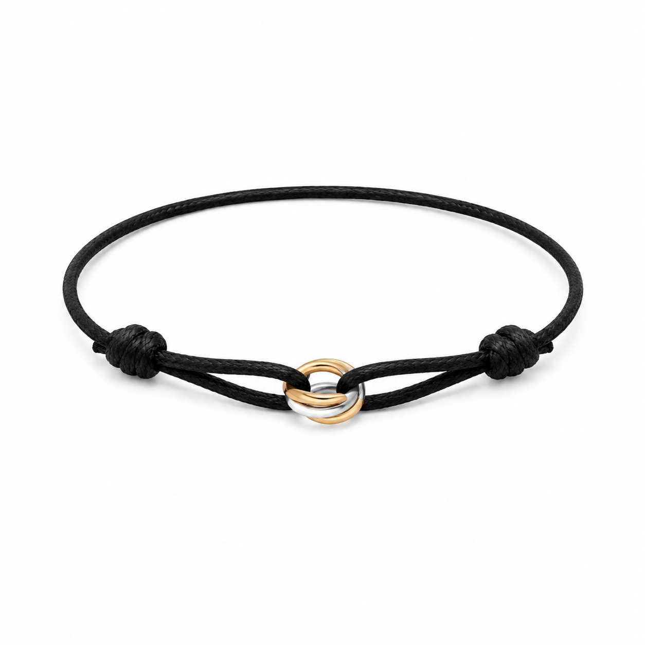 Pulsera 3 aros negra