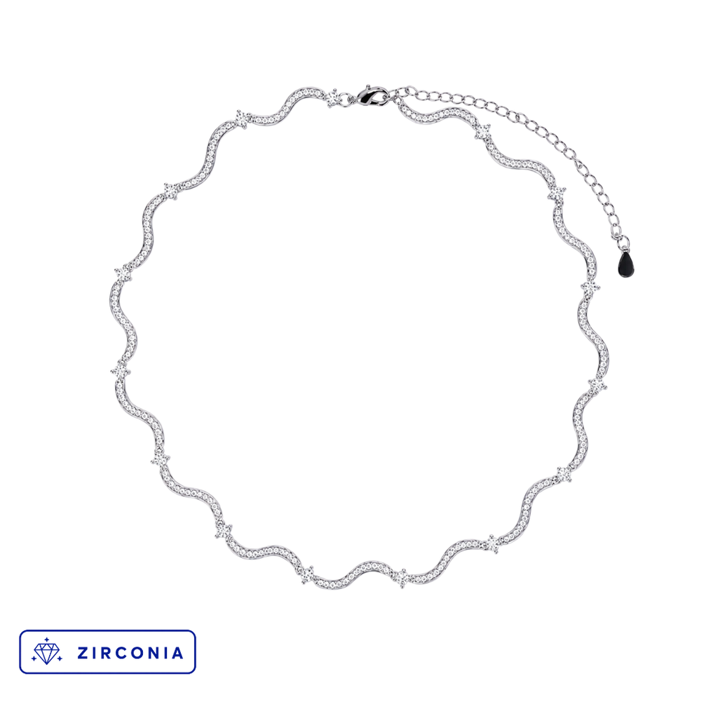 Collar Aura plateado