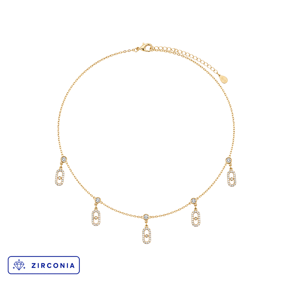 Collar multi bejeweled