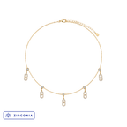 Collar multi bejeweled