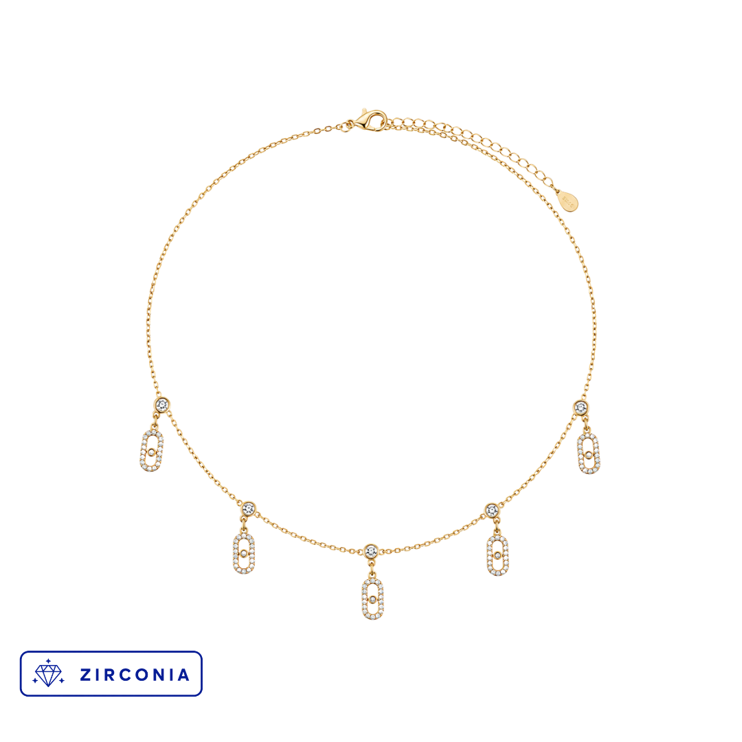 Collar multi bejeweled