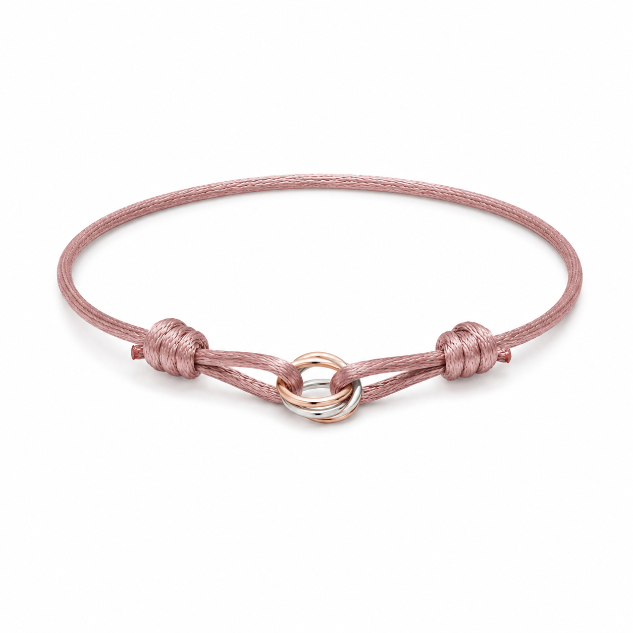 Pulsera 3 aros rosa