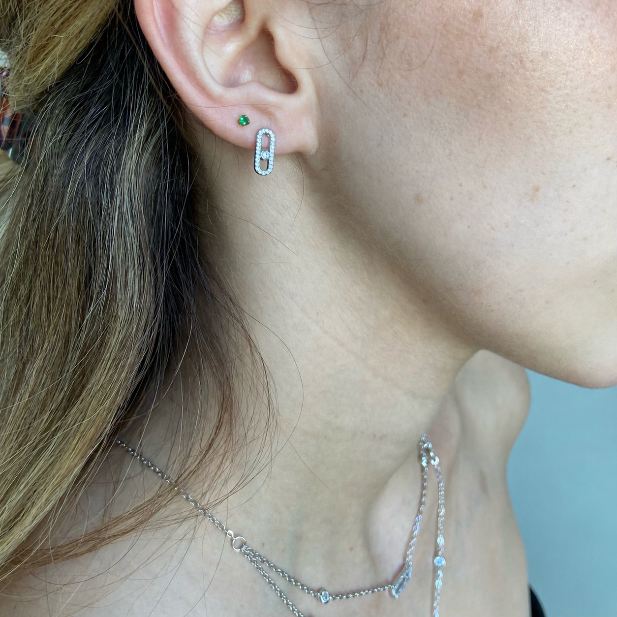 Aretes mini bejeweled