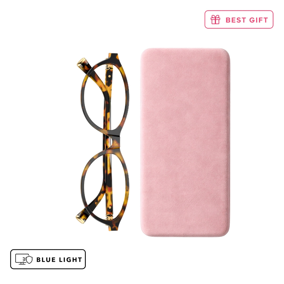Lentes Charlotte + Estuche Rosa
