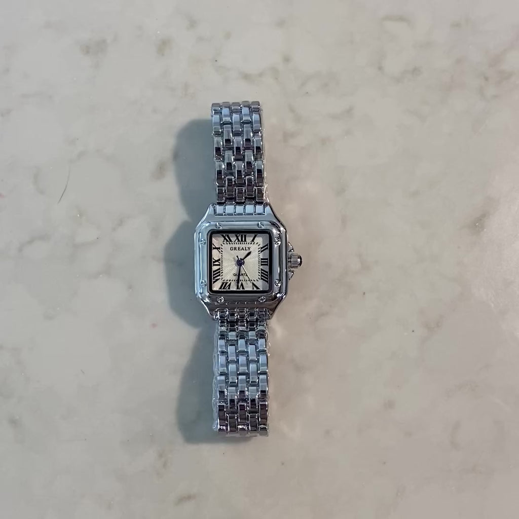 Reloj Pantera Plateado