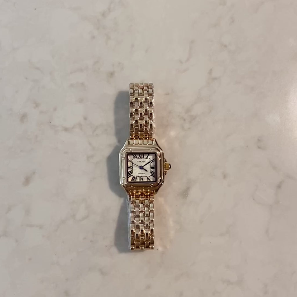 Reloj Pantera Dorado