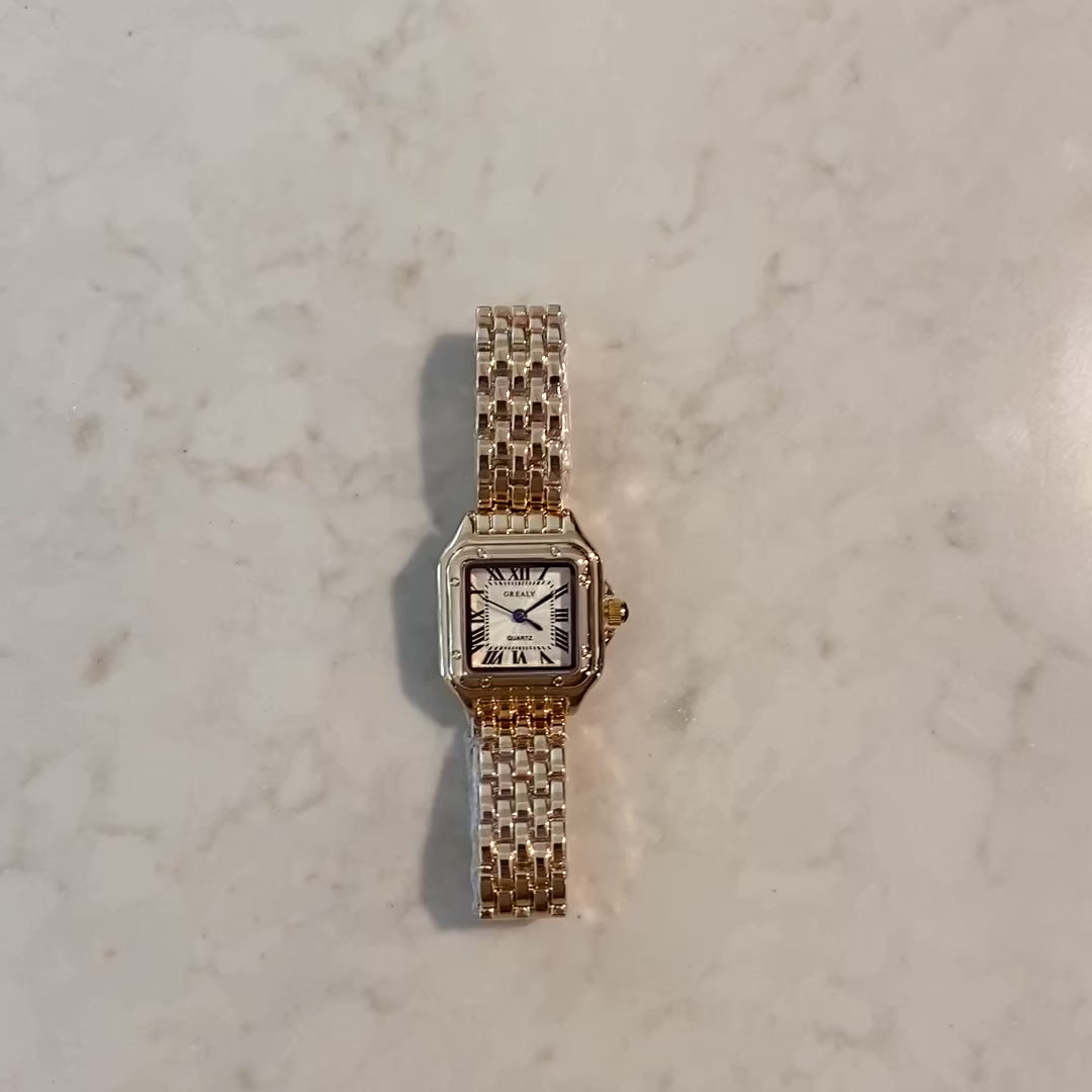 Reloj Pantera Dorado