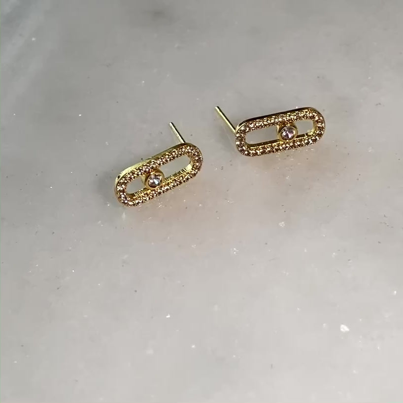 Aretes bejeweled